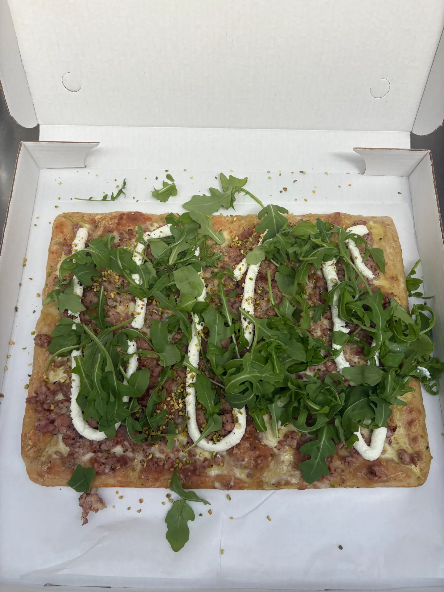 Pizza Pesto Pistache 30X40 cm SIGNATURE