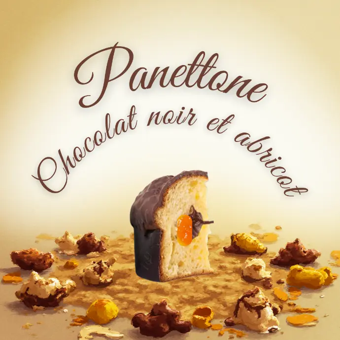Panettone Chocolat Noir & Abricot