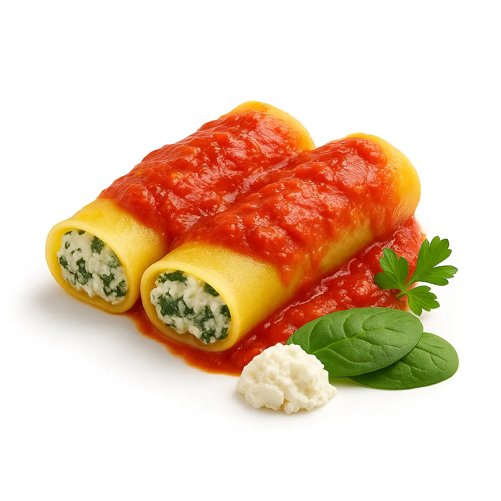 Cannelloni à la ricotta et aux épinards (1KG)