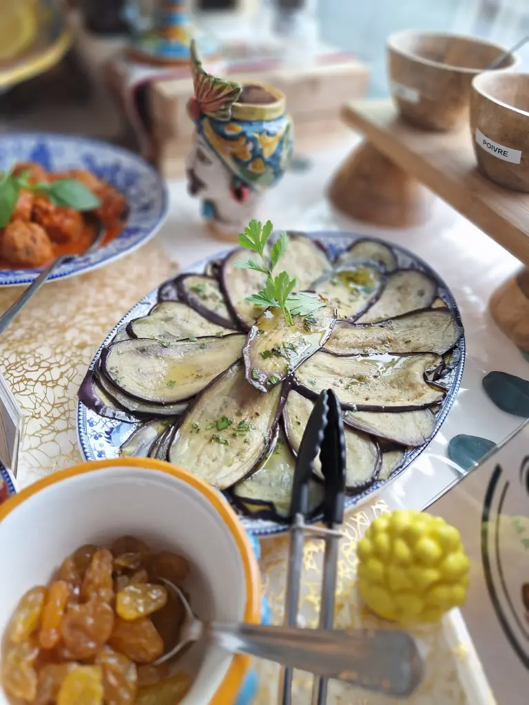 Aubergines à l'huile