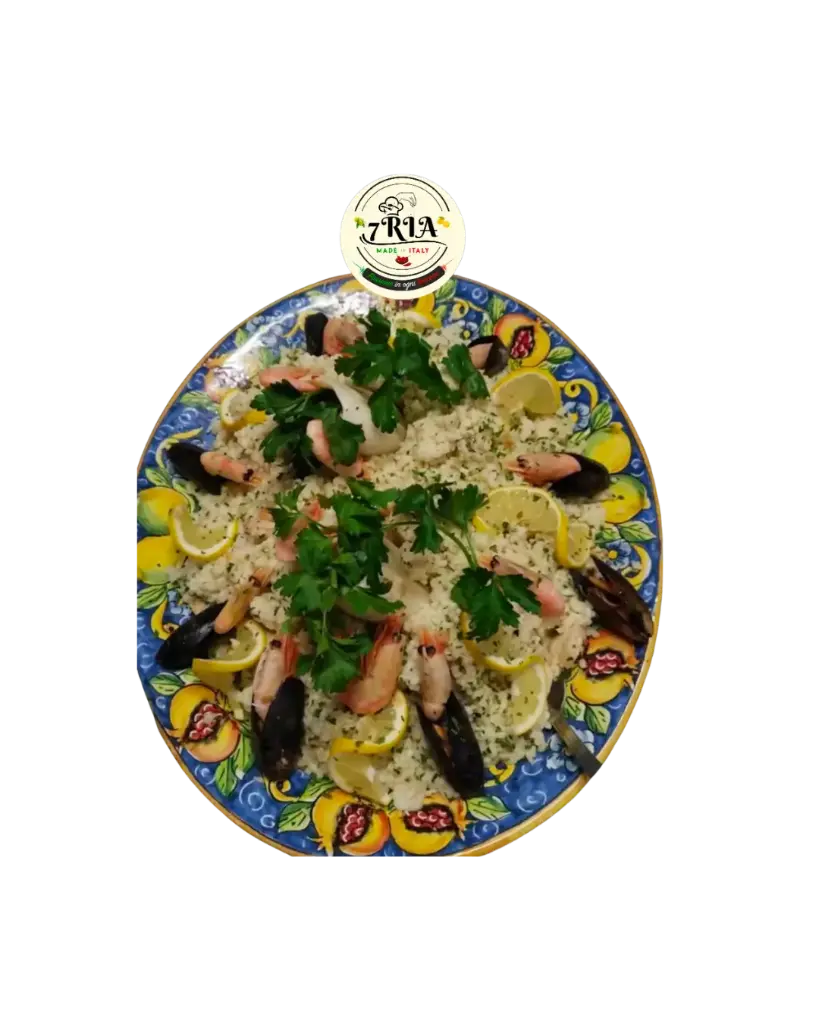 Salade de riz aux fruits de mer 